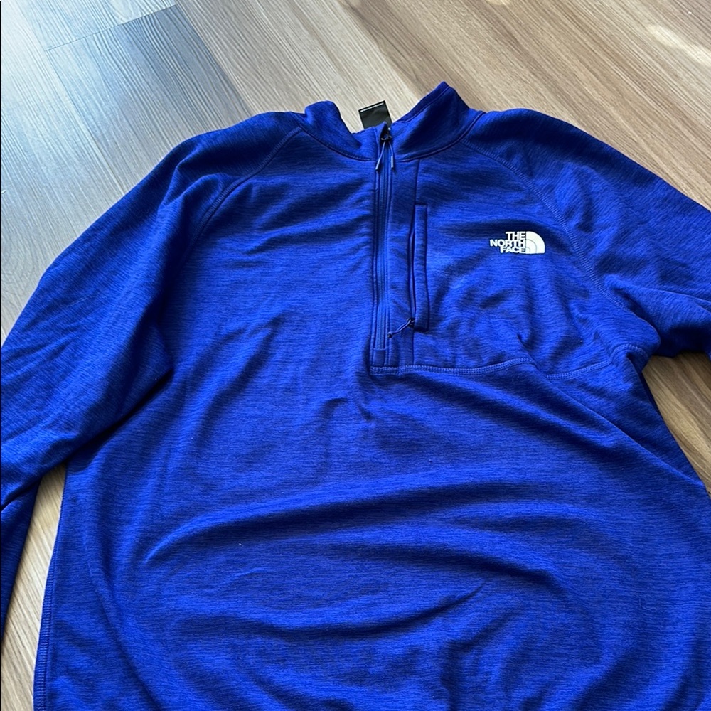 The North Face Blue Quarter-Zip Pullover